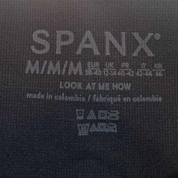 Spanx Size Medium  Black Camo Ecocare‎ Ankle Leggings Style 20344R NWT - Picture 10 of 11